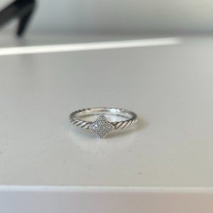 David Yurman Quatrefoil Stack Ring (Size 7)